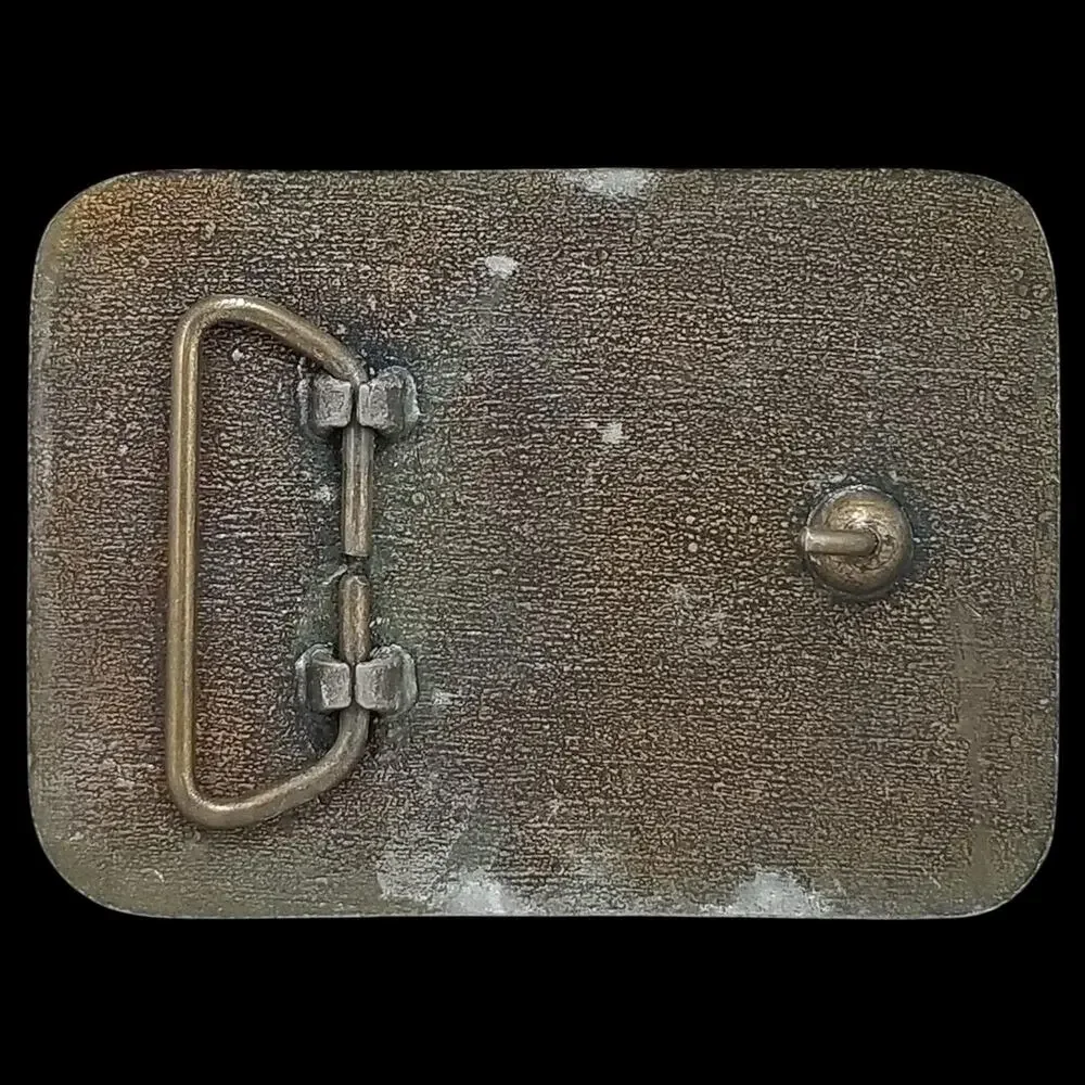 Burlington Northern Railway Brass Belt Buckle - Collectible Railroad Memorabilia